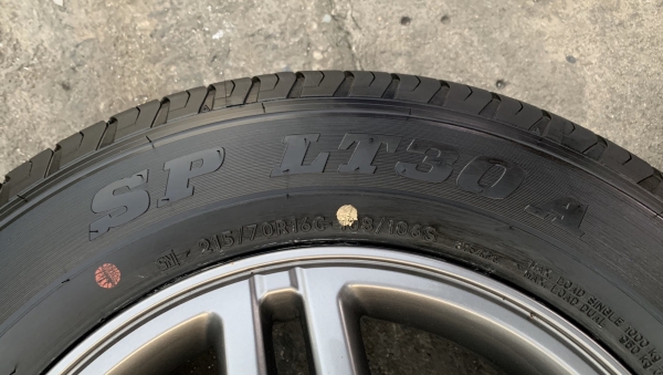 ล้อแม็ก ISUZU 1.9 Blue Power X-Series ขอบ 16 (ลายดาว) พร้อมยางใหม่ป้ายแดง 215-70-16 Dunlop ปี 19 สวยๆ