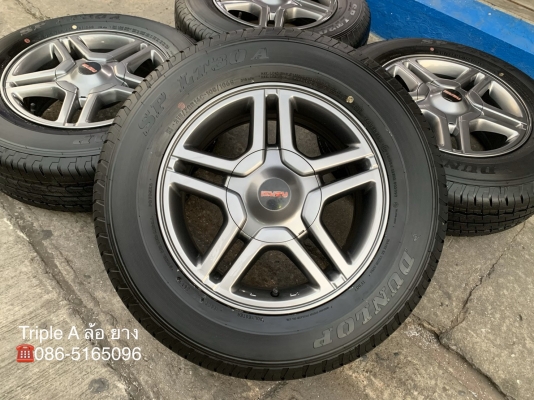 ล้อแม็ก ISUZU 1.9 Blue Power X-Series ขอบ 16 (ลายดาว) พร้อมยางใหม่ป้ายแดง 215-70-16 Dunlop ปี 19 สวยๆ