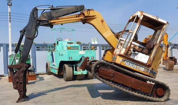 ขายด่วน195,000บาทรถแบคโฮมิสซูฮานิคMS50หนัก5ตันติดตัวหนีบมาพร้อมบุ้งกี้2ใบรถแบคโฮมิสซูฮานิคเครื่อง4สูบดีปั่มแรงรถนอกเพิ่งนำเข้ามาใหม่ยังไม่เคยใช้งานในเมืองไทยเลย