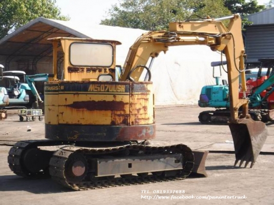 มหกรรม ลดล้างสต๊อค!!FROM JAPANรถขุด MITSUBISHI -MS070USR-8 /เทียบเท่ารถ 6ตัน*/แทรคเหล็ก(แข็งแรง, แข็งแกร่ง)