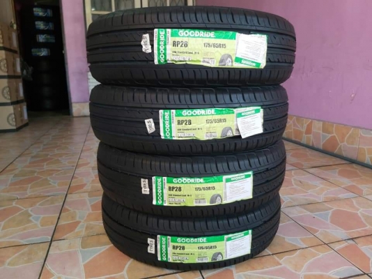 ยางใหม่ตกปี Goodride RP28 175/65R15 กลางปี 2018 มีประกัน ทั้งชุด 2,990.-NET *** ราคาเน็ทพร้อมใส่ถ่วง ยางใหม่ตกปี Goodride RP28 175/65R15 กลางปี 2018 มีประกัน ทั้งชุด 2,990.-NET *** ราคาเน็ทพร้อมใส่ถ่วง