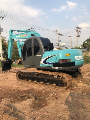 KOBELCO SK120-V Ssuper x เอกสารซ์้อขาย ไฟเต็ม แอร์เย็น เครื่องปั้มดี ช่วงล่างเต็ม