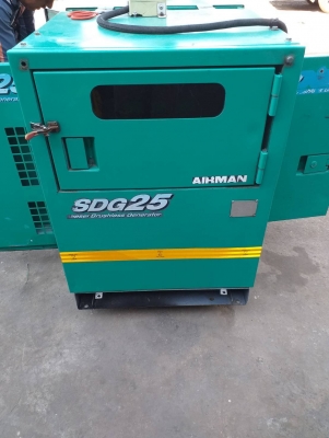 เครื่องปั่นไฟ AIRMAN. 25KVA. เครื่อง ISUZU.4LE1 เครื่องปั่นไฟ AIRMAN. 25KVA. เครื่อง ISUZU.4LE1