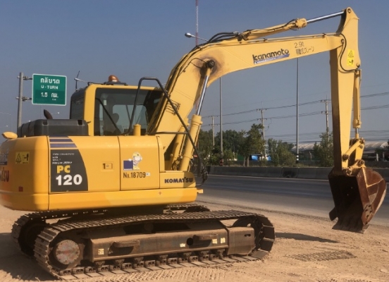ขายรถขุด KOMATSU PC120-8 ปี 2012 นำเข้าเองจากญี่ปุ่น สภาพสวยพร้อมใช้ มีVDOการทำงานครับ