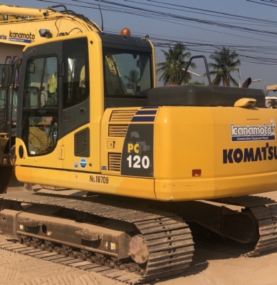 ขายรถขุด KOMATSU PC120-8 ปี 2012 นำเข้าเองจากญี่ปุ่น สภาพสวยพร้อมใช้ มีVDOการทำงานครับ