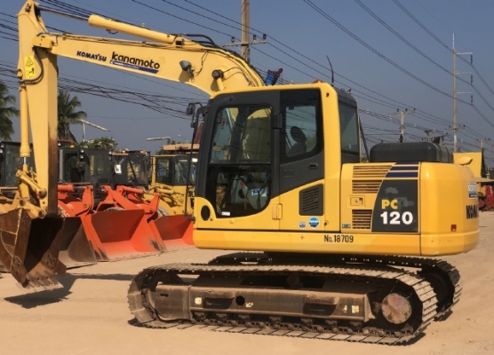 ขายรถขุด KOMATSU PC120-8 ปี 2012 นำเข้าเองจากญี่ปุ่น สภาพสวยพร้อมใช้ มีVDOการทำงานครับ