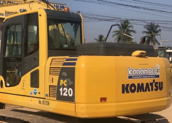 ขายรถขุด KOMATSU PC120-8 ปี 2012 นำเข้าเองจากญี่ปุ่น สภาพสวยพร้อมใช้ มีVDOการทำงานครับ