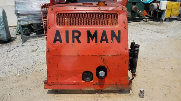 เครื่องปั้มลมสกรูญี่ปุ่น AIRMAN JAPAN เครื่องยนต์ดีเซล ISUZU รหัส C 240 ขนาด 75 HP เครื่องสตาร์ทติด แต่ต้องเชคระบบลม #ขายตามสภาพ