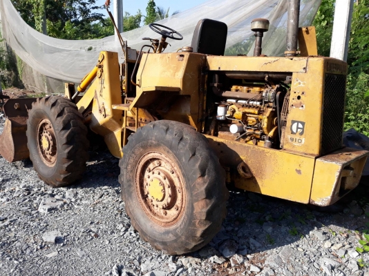 รถตักล้อยาง CAT910 เอวอ่อน ใช้งานปกติ เครื่องอ่อนนิดหน่อย