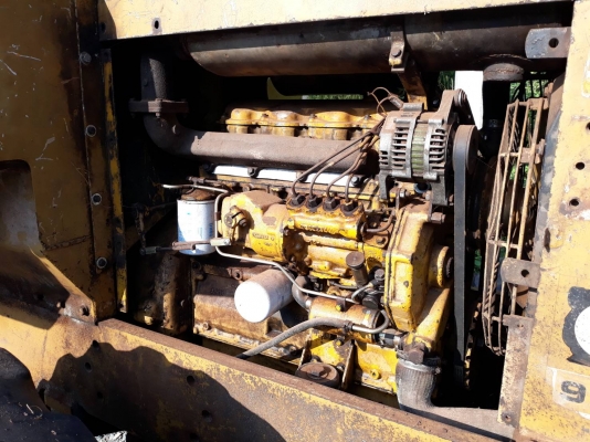 รถตักล้อยาง CAT910 เอวอ่อน ใช้งานปกติ เครื่องอ่อนนิดหน่อย