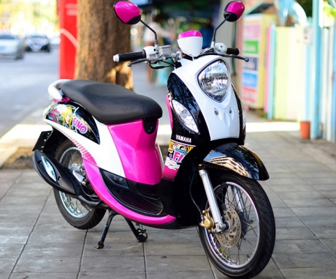 fino fi 2014 สีชมพูดำ เครื่องเดิมดี หัวฉีดประหยัดน้ำมัน 22900