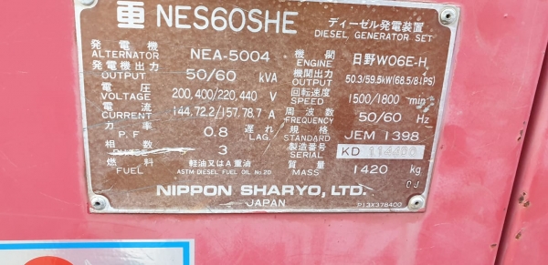 ขายเครื่องปั่นไฟมือสองจากญี่ปุ่นสภาพเดิมๆสวยๆ ราคาไม่แรง