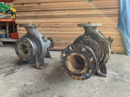 ขายหัวปั๊มน้ำหอยโข่ง Ebara 100x80FSH ขนาดเข้า 4นิ้ว ออก 3นิ้ว ใบพัดทองเหลือง สภาพสวยใหม่มาก(มีเลอะตามรูปครับ) หมุนนิ่ม พร้อมใช้งาน มี 2ตัวครับ ราคาตัวละ  9,800 บาท