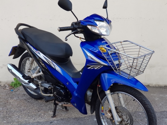 ขายรถปี61 Honda Wave110i สตาร์ทมือ รถพร้อมใช้ เอกสารเล่มทะเบียนครบ อยู่ห้วยขวาง กทม.ขายถูก25,500บาท