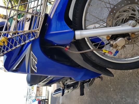 ขายรถปี61 Honda Wave110i สตาร์ทมือ รถพร้อมใช้ เอกสารเล่มทะเบียนครบ อยู่ห้วยขวาง กทม.ขายถูก25,500บาท