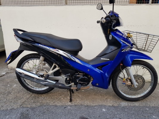ขายรถปี61 Honda Wave110i สตาร์ทมือ รถพร้อมใช้ เอกสารเล่มทะเบียนครบ อยู่ห้วยขวาง กทม.ขายถูก25,500บาท