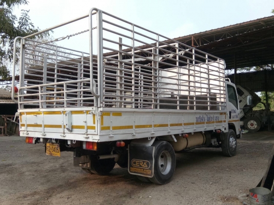 รถบรรทุก ISUZU NPR 130 แรง ติดก๊าซ ปี 57 (รถห้าง)