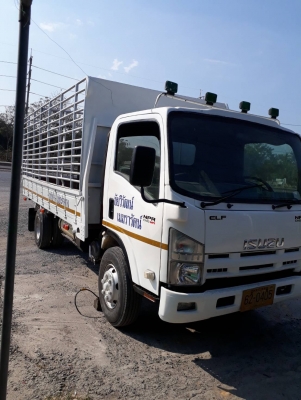 รถบรรทุก ISUZU NPR 130 แรง ติดก๊าซ ปี 57 (รถห้าง)