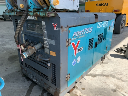 AIRMAN PDS175SC มาพร้อมสายลม AIRMAN แท้ 2 ชุด รุ่นใหม่ระบบ After Cooler