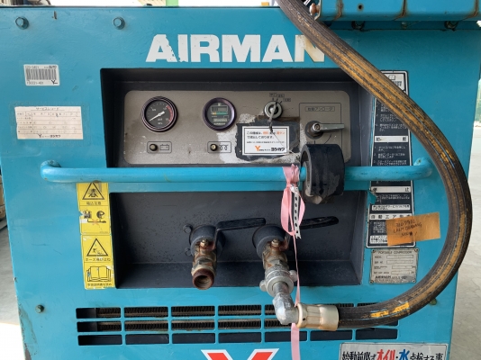 AIRMAN PDS70SC มาพร้อมสายลม AIRMAN แท้ ยาว 30 เมตร มีระบบ After Cooler จากญี่ปุ่น