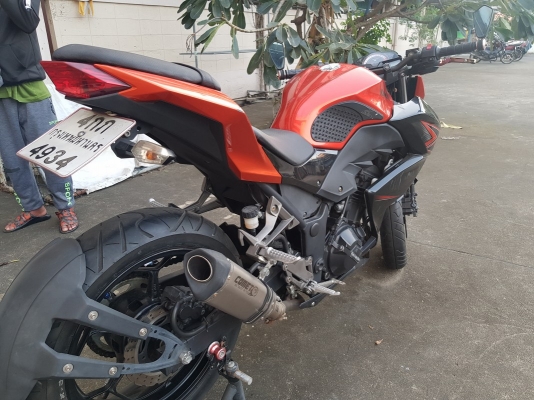 ขายKawasaki Z250ปี 2015รถมือเดียววิ่งน้อยไมล์เก้าพัโล ไม่มีกรอไมล์ พร้อมใช้งาน อยู่ห้วยขวาง ขาย82,000