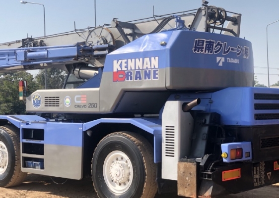 ขายรถเครน TADANO TR250M-6 (ขนาด 25 ตัน) ปี 1997 นำเข้าเองจากญี่ปุ่น สภาพสวยพร้อมใช้ มีVDOการทำงานครั