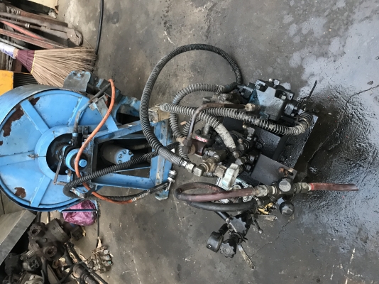 ชุดปั้มน้ำแรงดันสูง ใช้ระบบไฮดรอลิก เก่าญี่ปุ่น