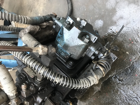 ชุดปั้มน้ำแรงดันสูง ใช้ระบบไฮดรอลิก เก่าญี่ปุ่น