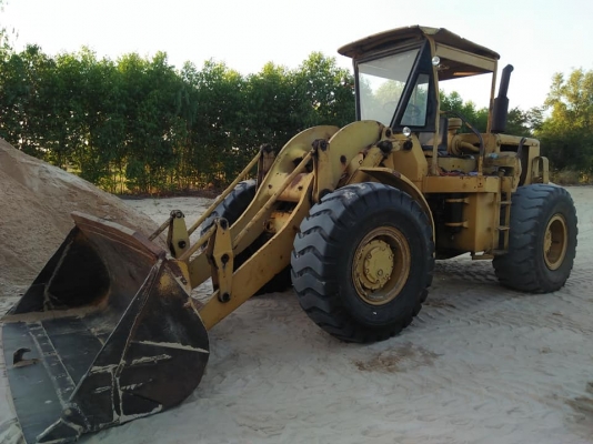 CATTERPILLA 950 A รถตักล้อยางสภาพพร้อมใช้งาน เครื่องดี ยางดี ซื้อไปใช้งานได้เลยไม่ผิดหวัง