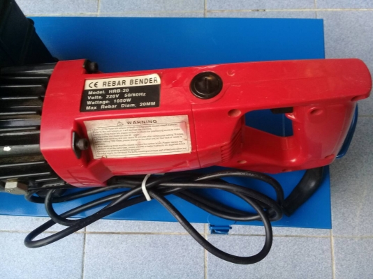 เครื่องดัดเหล็กมือถือ (ข้ออ้อยขนาด 20mm.) สภาพ95\% พร้อมใช้งาน เครื่องดัดเหล็กมือถือ (ข้ออ้อยขนาด 20mm.) สภาพ95\% พร้อมใช้งาน