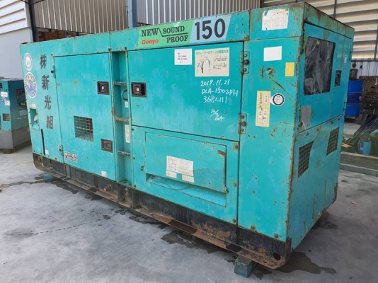DCA150SPH- เครื่องกำเนิดปั่นไฟ ขนาด 125/150kva. Denyo genset มือสองby OEK 098-5625920 DCA150SPH- เครื่องกำเนิดปั่นไฟ ขนาด 125/150kva. Denyo genset มือสองby OEK 098-5625920