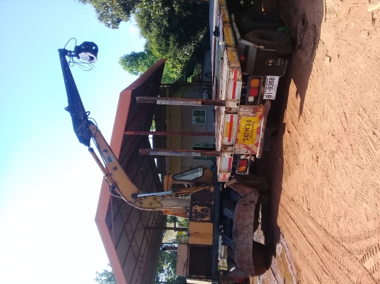 ขายแบคโฮล้อยางPW100ติดคีบหมุนรอบพร้อมชุดขุดบุ้งกี่