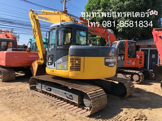 ขายรถแบคโฮ Komatsu #อาร์มพิเศษ PC138US-2E1 แทรคใหญ่ รถสวย นำเข้าเอง เครื่อง 4D95 โทร 081-8581834 แบงค์