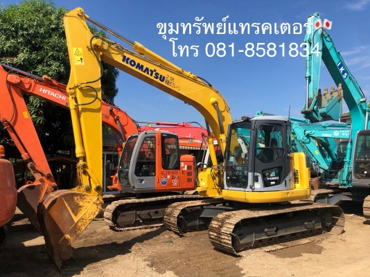 ขายรถแบคโฮ Komatsu #อาร์มพิเศษ PC138US-2E1 แทรคใหญ่ รถสวย นำเข้าเอง เครื่อง 4D95 โทร 081-8581834 แบงค์