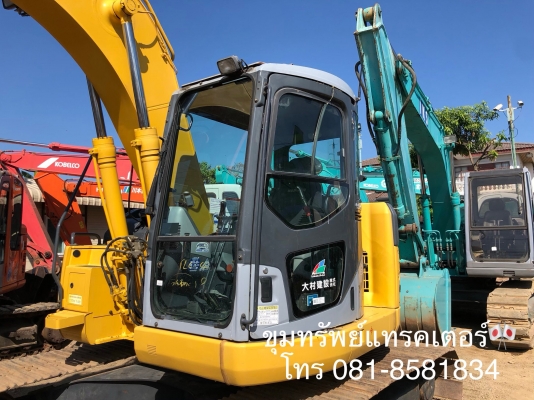 ขายรถแบคโฮ Komatsu #อาร์มพิเศษ PC138US-2E1 แทรคใหญ่ รถสวย นำเข้าเอง เครื่อง 4D95 โทร 081-8581834 แบงค์