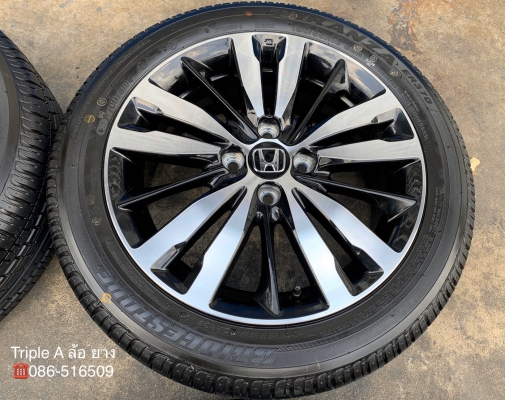 ล้อแม็กป้ายแดง Honda Jazz GK ตัวท๊อป ขอบ16 พร้อมยางป้ายแดง 185-55-16 Bridgestone ปลายปี 19 ใหม่ยกห้าง ล้อแม็กป้ายแดง Honda Jazz GK ตัวท๊อป ขอบ16 พร้อมยางป้ายแดง 185-55-16 Bridgestone ปลายปี 19 ใหม่ยกห้าง