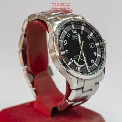 *ลดพิเศษ*นาฬิกา Mido Auto รุ่น MultiFort Power Reserve M005.424.11.052.02 ชาย เรือนเงิน สภาพใหม่ เดินปกติ ส่งฟรี