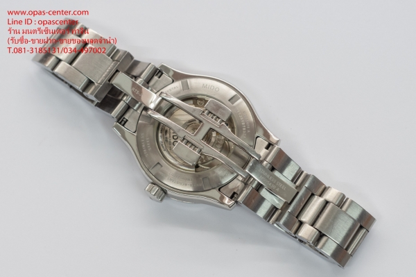 *ลดพิเศษ*นาฬิกา Mido Auto รุ่น MultiFort Power Reserve M005.424.11.052.02 ชาย เรือนเงิน สภาพใหม่ เดินปกติ ส่งฟรี