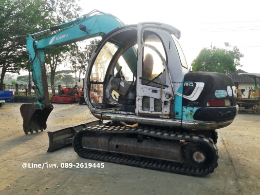 ขายรถขุด KOBELCO SK60-2 เครื่องยนต์ISUZU-4JB1 คอนโทรลน้ำมัน ปั๊มนิ้ว แทรคยาง รถเดิมๆเก่านอก มีเอกสาร