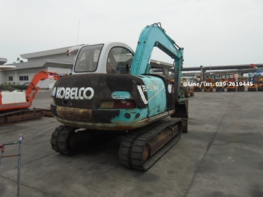 ขายรถขุด KOBELCO SK60-2 เครื่องยนต์ISUZU-4JB1 คอนโทรลน้ำมัน ปั๊มนิ้ว แทรคยาง รถเดิมๆเก่านอก มีเอกสาร