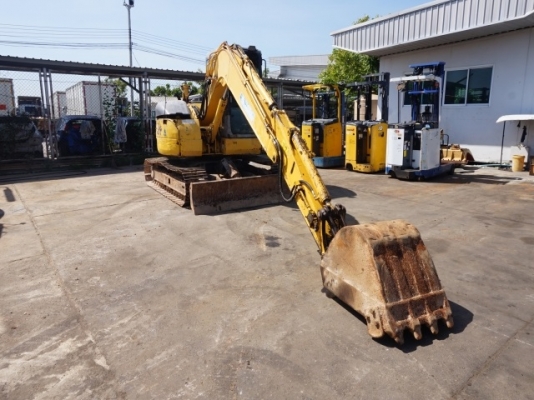 ขายรถขุด KOMATSU PC78US-6NO เครื่องยนต์KOMATSU-4D95L ,คอนโทรลน้ำมัน, ปั๊มนิ้ว, มีแอร์, มีลายเจาะ ,แทรคเหล็ก,รถเดิมๆเก่านอก มีเอกสาร