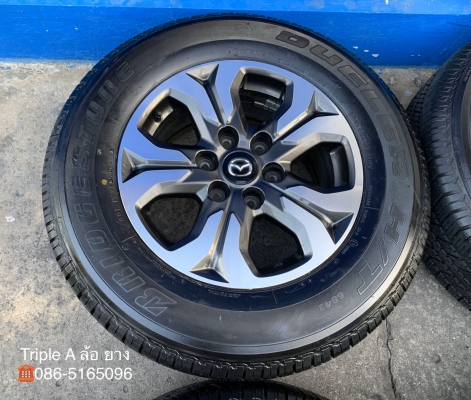 ล้อแม็ก Mazda BT50 Pro ขอบ17 สีเทาหน้าเงา พร้อมยางป้ายแดง 265-65-17 Bridgestone ปี 19 สวยๆ ล้อแม็ก Mazda BT50 Pro ขอบ17 สีเทาหน้าเงา พร้อมยางป้ายแดง 265-65-17 Bridgestone ปี 19 สวยๆ
