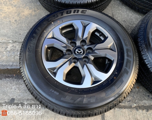 ล้อแม็ก Mazda BT50 Pro ขอบ17 สีเทาหน้าเงา พร้อมยางป้ายแดง 265-65-17 Bridgestone ปี 19 สวยๆ ล้อแม็ก Mazda BT50 Pro ขอบ17 สีเทาหน้าเงา พร้อมยางป้ายแดง 265-65-17 Bridgestone ปี 19 สวยๆ