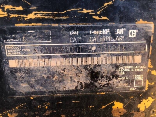 CATTERPILAR 320D ทำงาน 14,xxx เอกสารเล่มทะเบียน ราคา 895,000 ต่อรอง รถอยู่ที่  ขอนแก่น 064-191-1112