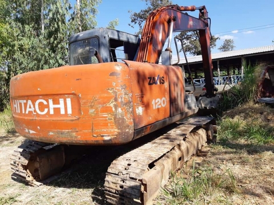 ขายด่วน รถขุดแม็คโคร EX120-2เครื่องเดิม ปั้มเดิม ไฟฟ้ามีขาดมอเตอร์คันเร่งช่วงล่างสวย