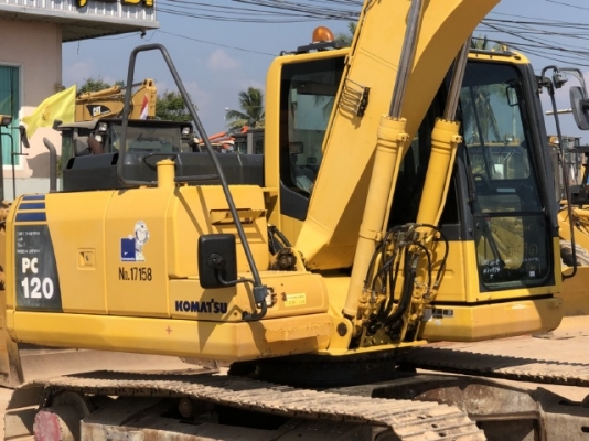 ขายรถขุด KOMATSU PC120-8 นำเข้าเองจากญี่ปุ่น สภาพสวยพร้อมใช้งาน มีVDOการทำงานครับ ขายรถขุด KOMATSU PC120-8 นำเข้าเองจากญี่ปุ่น สภาพสวยพร้อมใช้งาน มีVDOการทำงานครับ