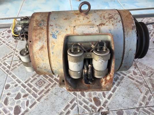 ขายมอเตอร์ MITSUBISHI 5แรง ไฟบ้าน 220V ครับ