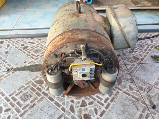 ขายมอเตอร์ MITSUBISHI 5แรง ไฟบ้าน 220V ครับ