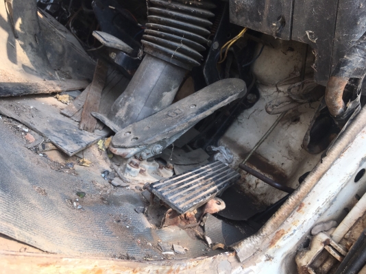 ชุดเบคร TF ถอดลงจากมิชู พร้อมแป้นเหยียบ 6500บาท