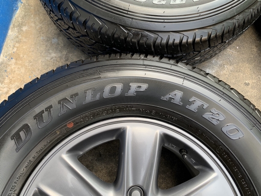 ล้อแม็ก ISUZU All New D-max Hilander X-Series ขอบ 16 พร้อมยางป้ายแดง 255-70-16 Dunlop ปี 19